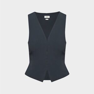Aritzia Wilfred Attire Vest Navy